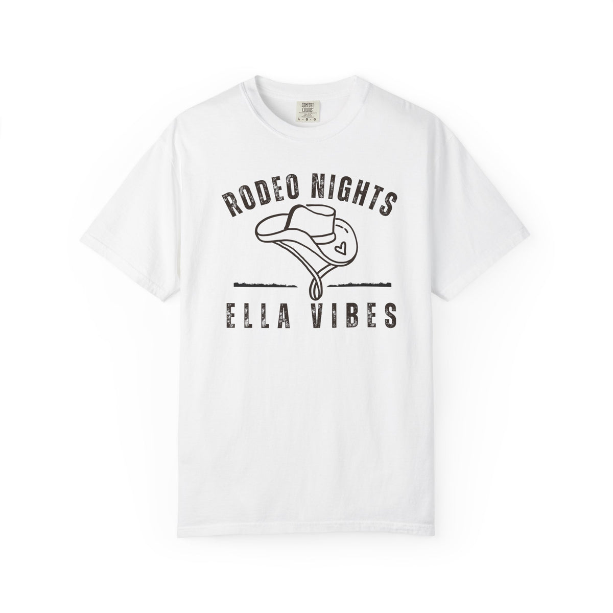 Rodeo Nights Ella Vibes Shirt, Pink Cowgirl Tee, Western Graphic Shirt, Country Concert Tee, Cowboy Hat Shirt, Rodeo Tee