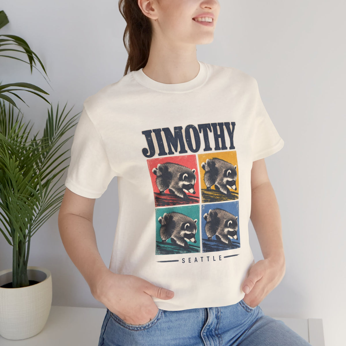 JIMOTHY Seattle Raccoon Graphic Tee