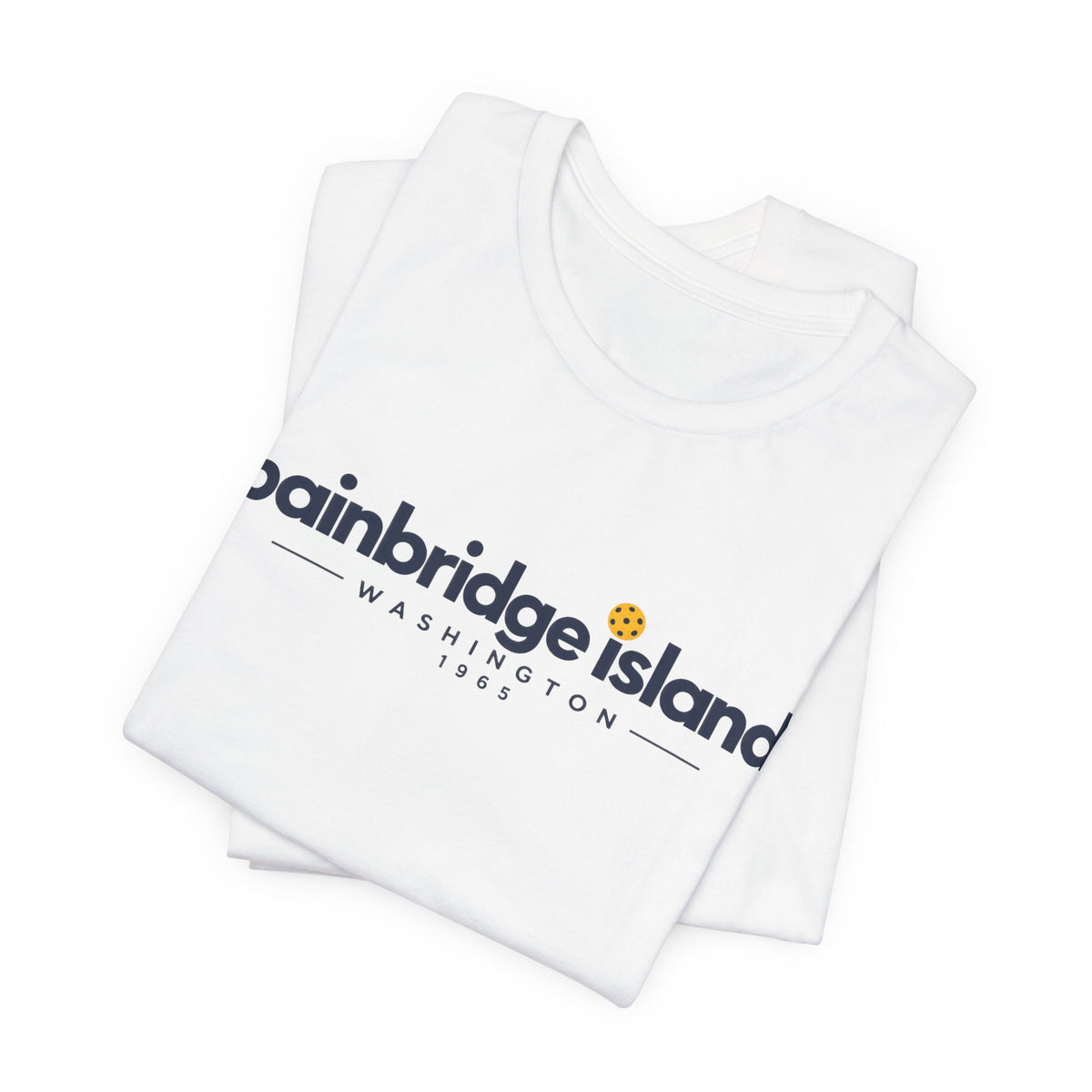 Bainbridge Island Pickleball 1965 Tee – Washington Pickleball Shirt