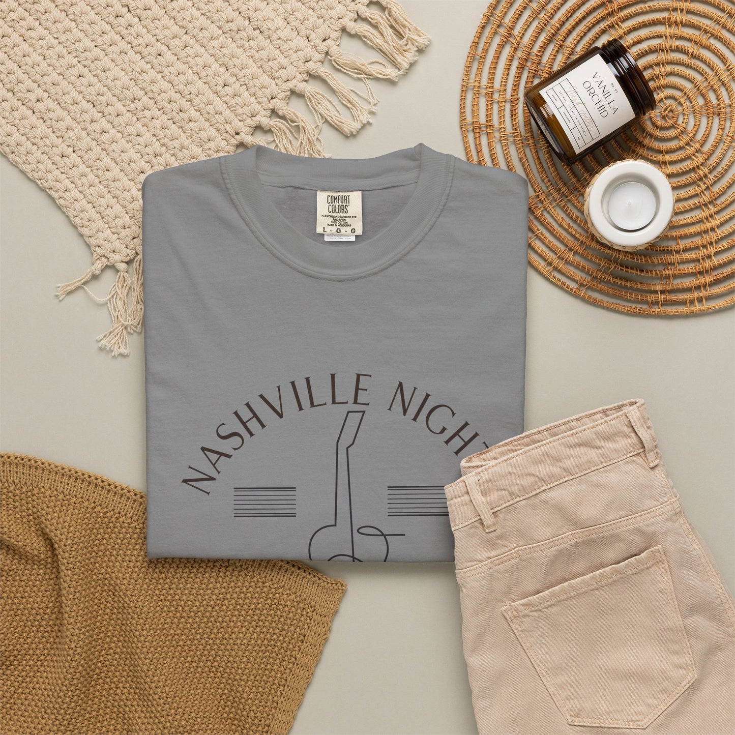 Nashville Nights Ella Vibes Shirt | Nashville Country Concert Tee | Music City T-Shirt | Comfort Colors 1717 | Country Music Gift
