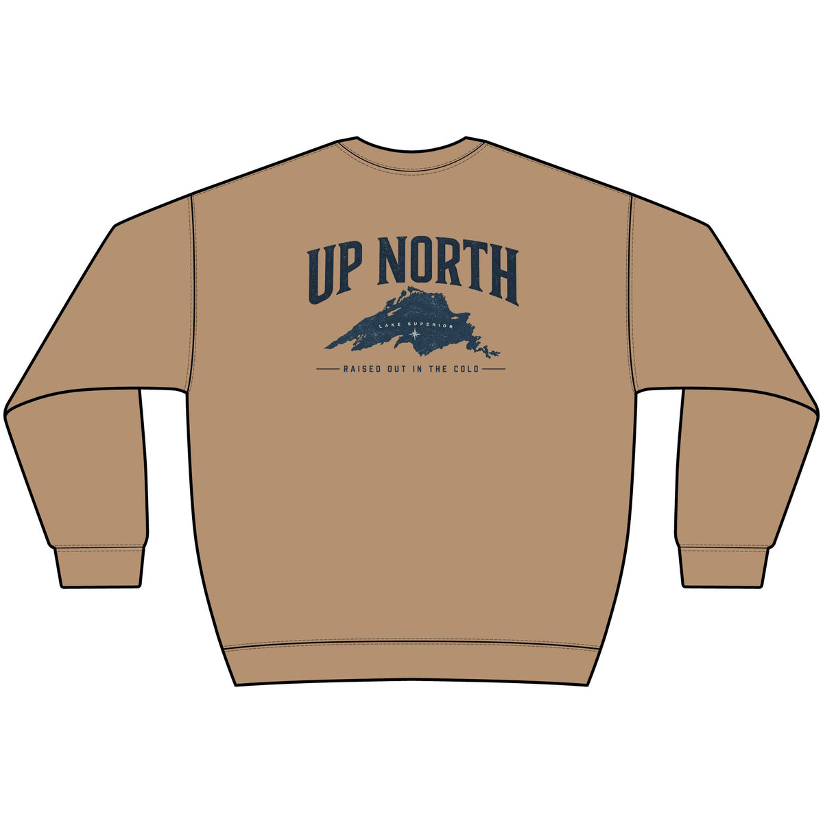 Up North Lake Superior “Forgive My Northern Attitude” Crewneck Sweatshirt