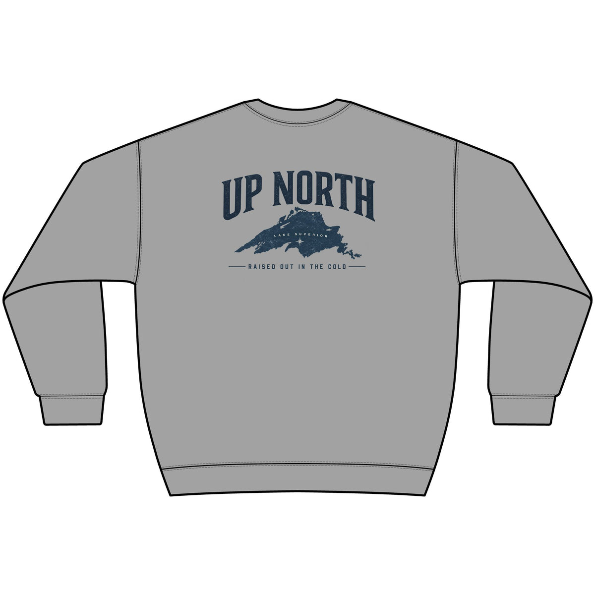 Up North Lake Superior “Forgive My Northern Attitude” Crewneck Sweatshirt