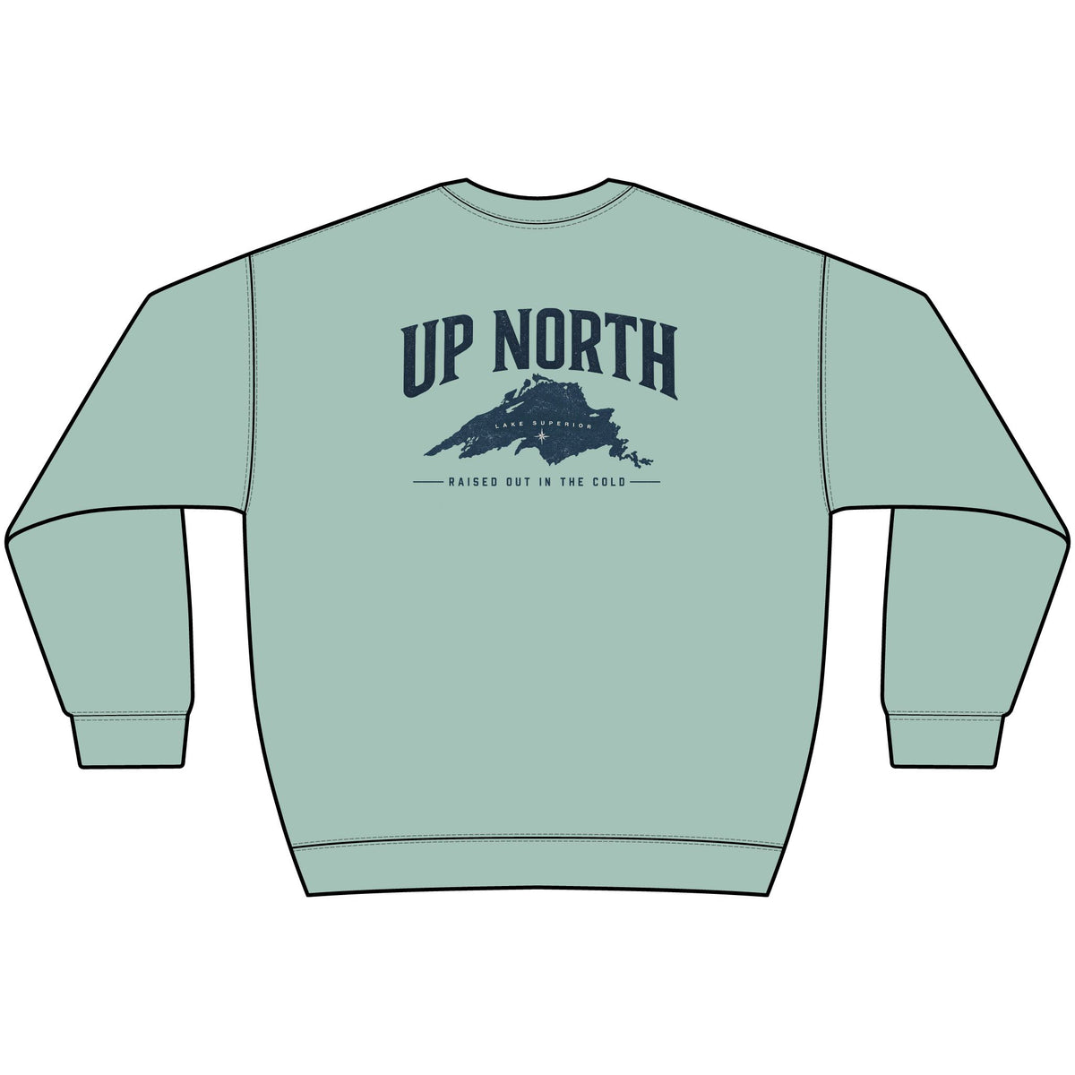 Up North Lake Superior “Forgive My Northern Attitude” Crewneck Sweatshirt