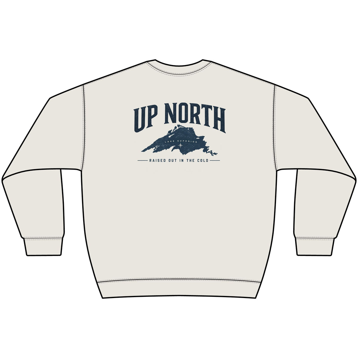 Up North Lake Superior “Forgive My Northern Attitude” Crewneck Sweatshirt