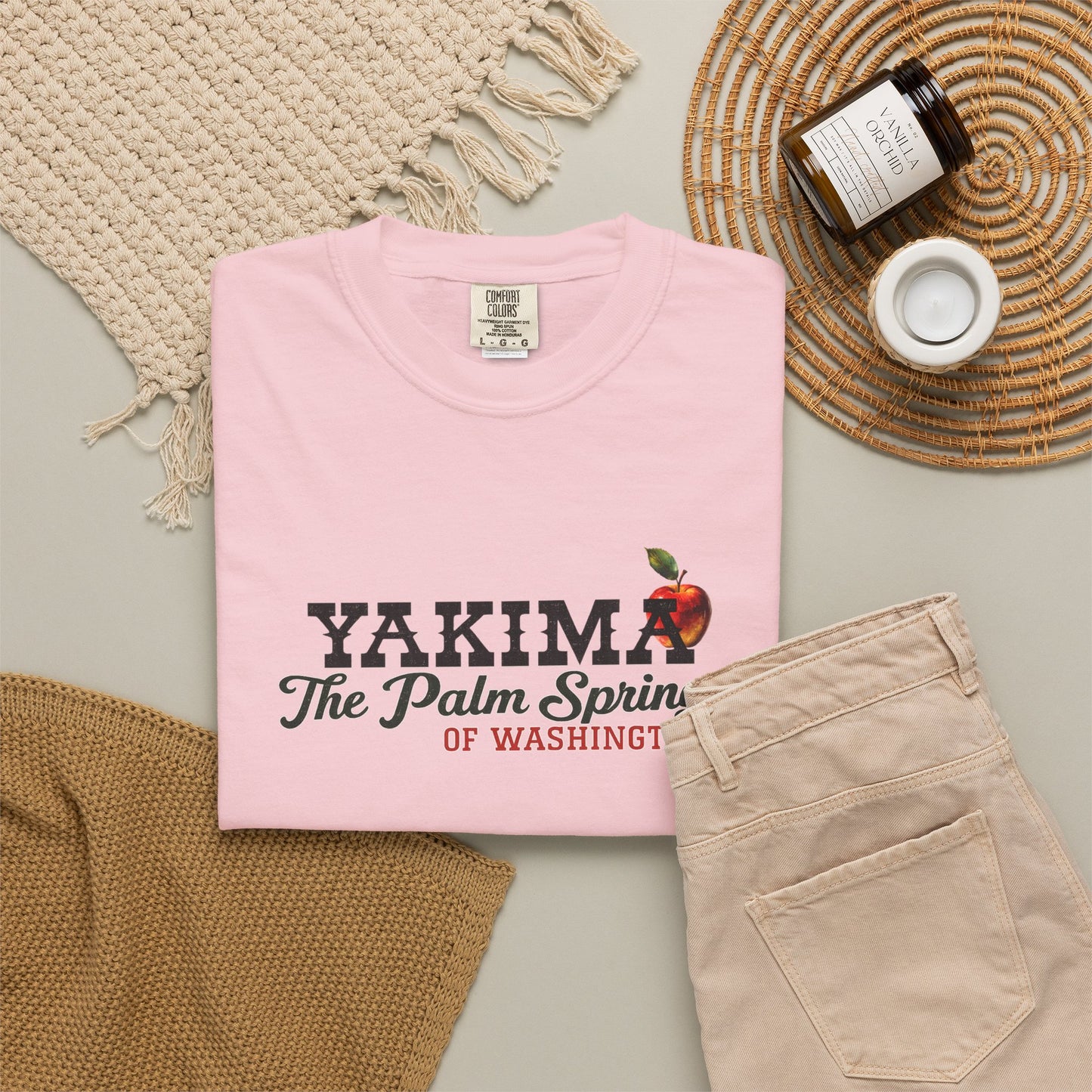 Yakima The Palm Springs of Washington T-Shirt | PNW Tee | Comfort Colors