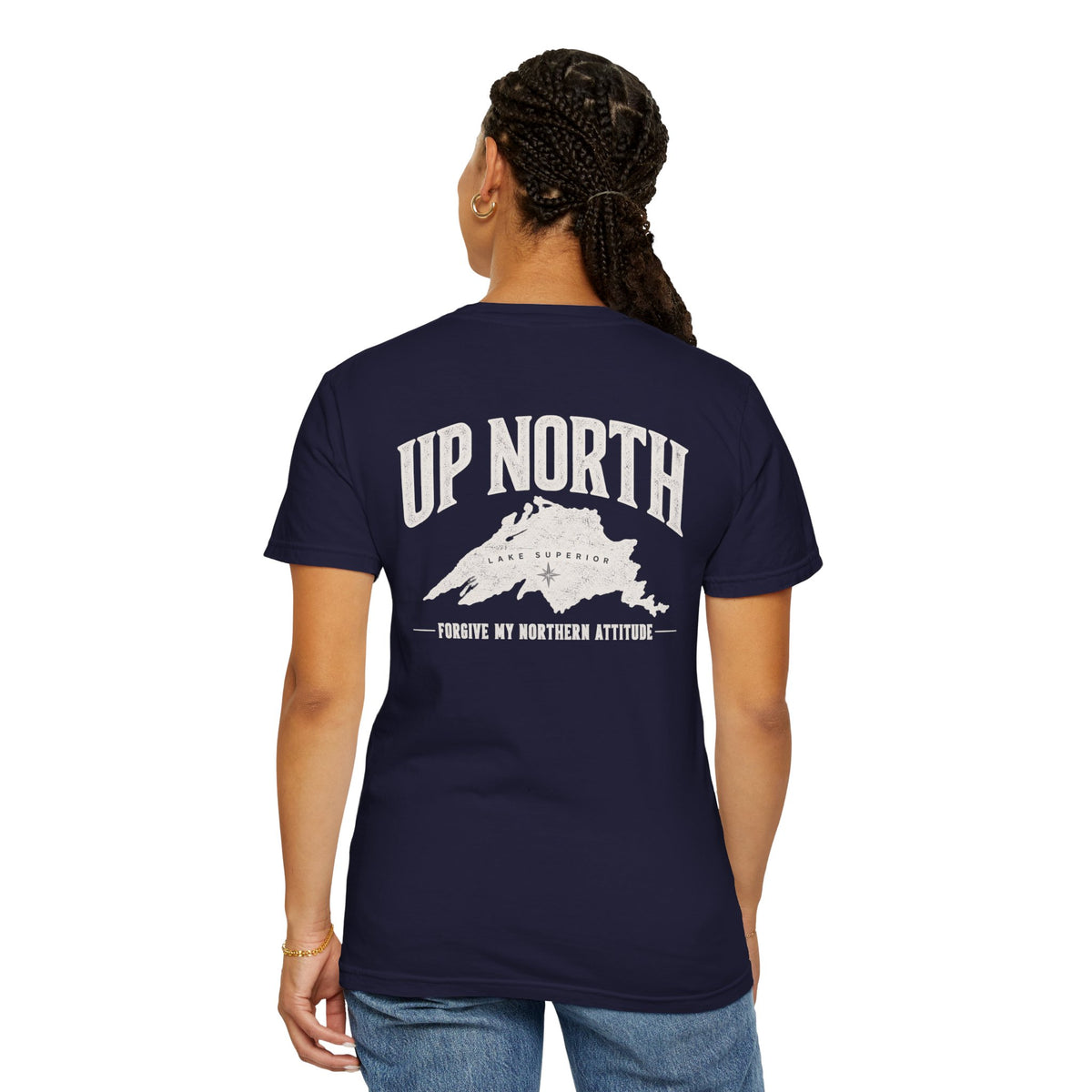Up North Lake Superior T-Shirt | Forgive My Northern Attitude Graphic Tee