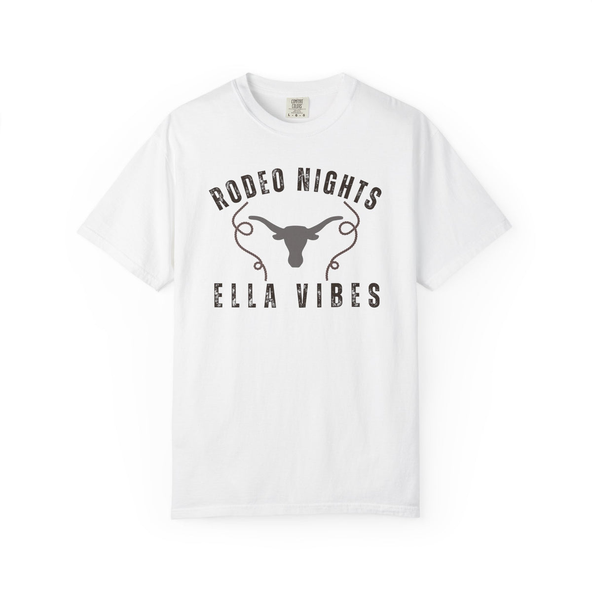 Rodeo Nights Ella Vibes Shirt, Western Cowboy Tee, Longhorn Graphic Shirt, Country Concert Tee, Cowboy Rodeo Shirt