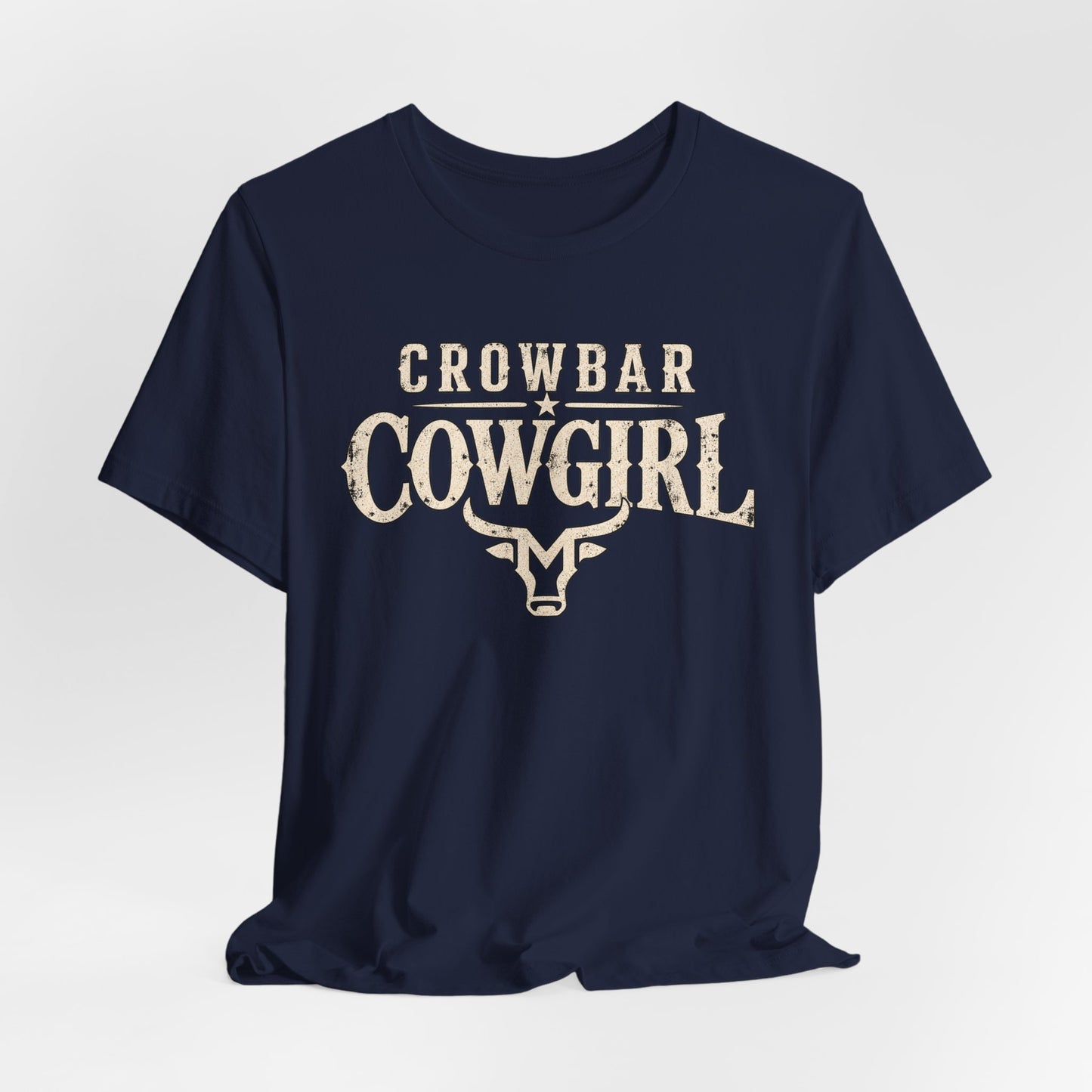 Crowbar Cowgirl Western Graphic Tee | Bella+Canvas 3001 | Reality TV