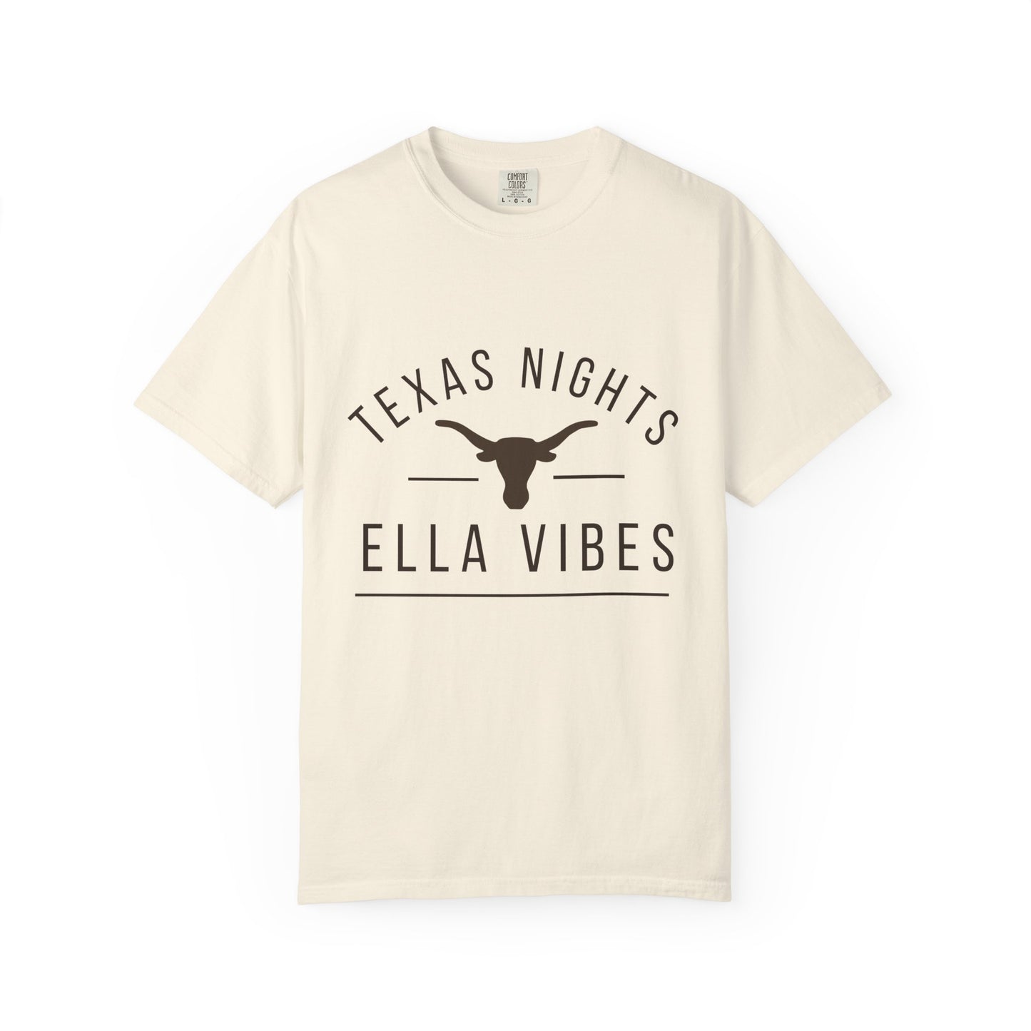 Texas Nights Ella Vibes Shirt Country Concert Western Cowgirl Cowboy Graphic Tee