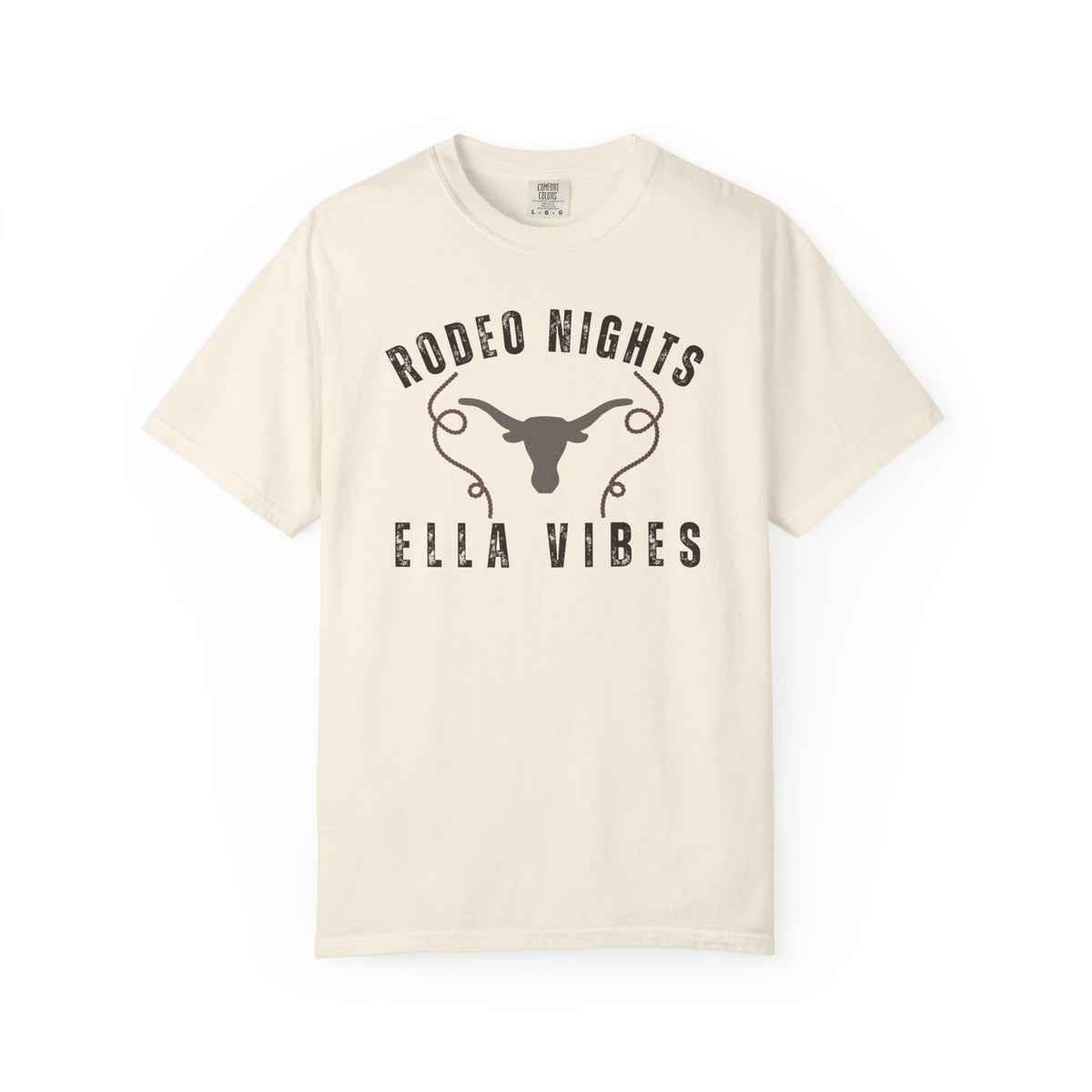 Rodeo Nights Ella Vibes Shirt, Western Cowboy Tee, Longhorn Graphic Shirt, Country Concert Tee, Cowboy Rodeo Shirt