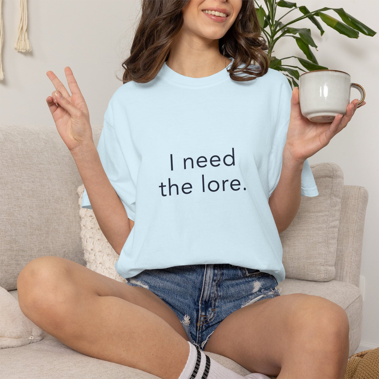 I Need The Lore Shirt, Funny Gossip Tee, Tea Lover Shirt, Internet Slang Shirt, Viral Trend Tee, Gen Z Humor Shirt, Oversized Graphic Tee