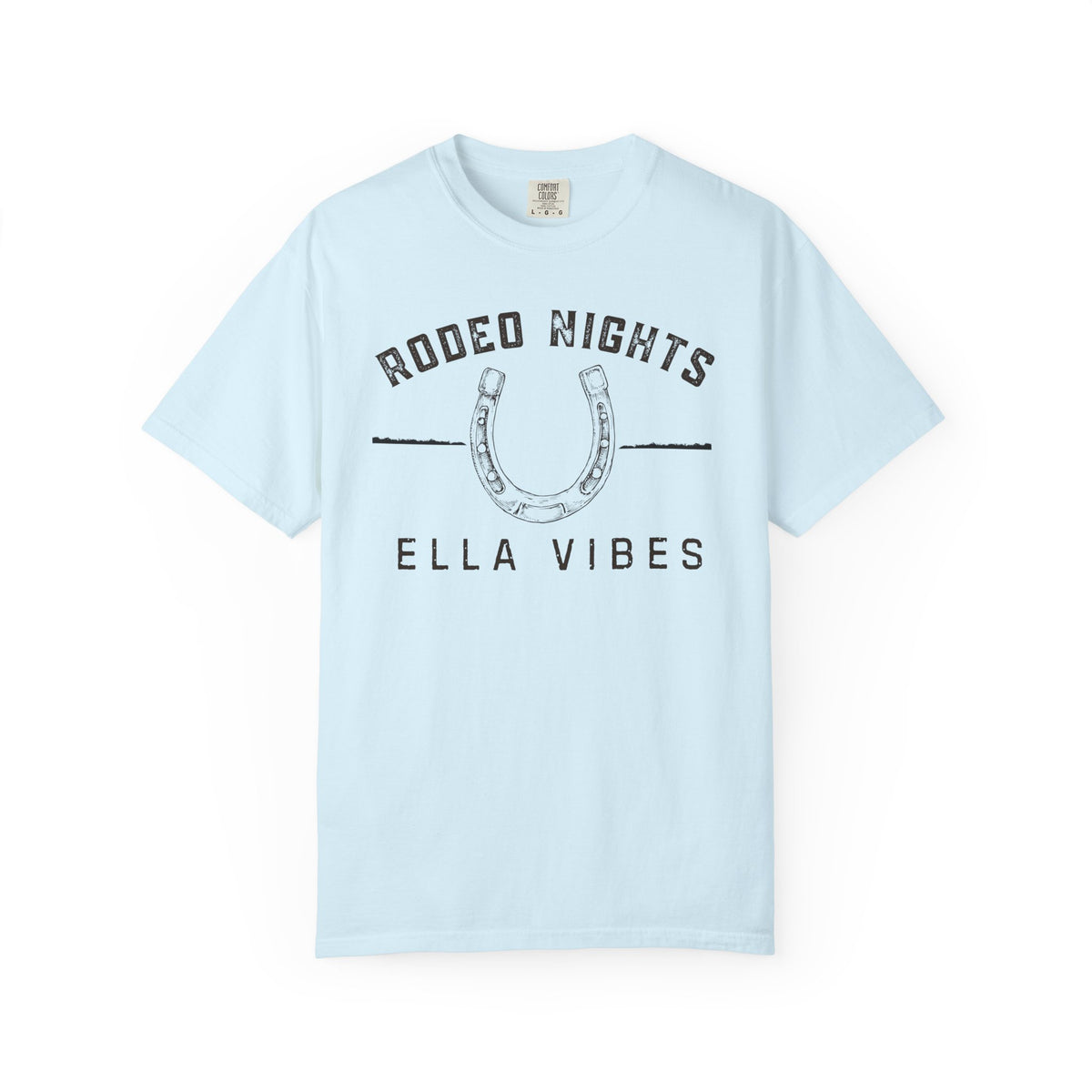 Rodeo Nights Ella Vibes Shirt, Western Cowgirl Tee, Country Concert Shirt, Horseshoe Graphic Tee, Cowboy Rodeo Shirt