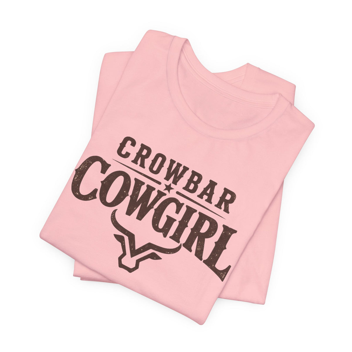 Crowbar Cowgirl Western Graphic Tee | Bella+Canvas 3001 | Rodeo Shirt