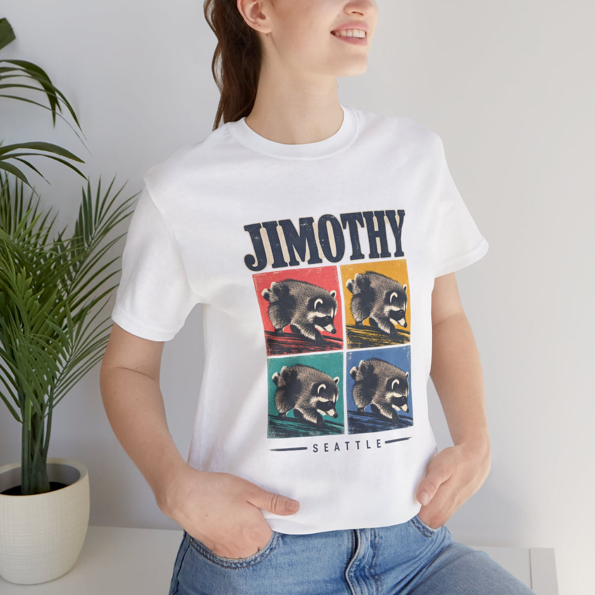 JIMOTHY Seattle Raccoon Graphic Tee