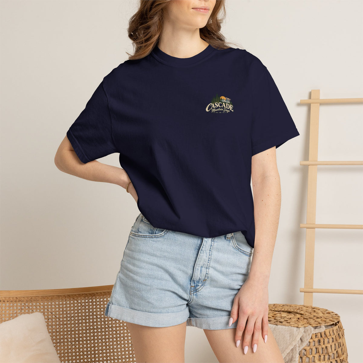Cascade Mountain Days Tee | Vintage Mountain Graphic T-Shirt