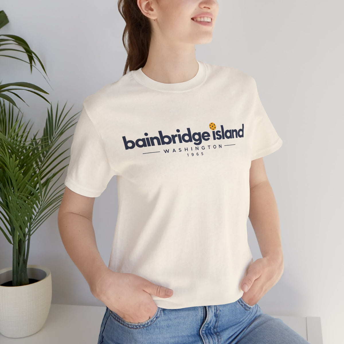 Bainbridge Island Pickleball 1965 Tee – Washington Pickleball Shirt