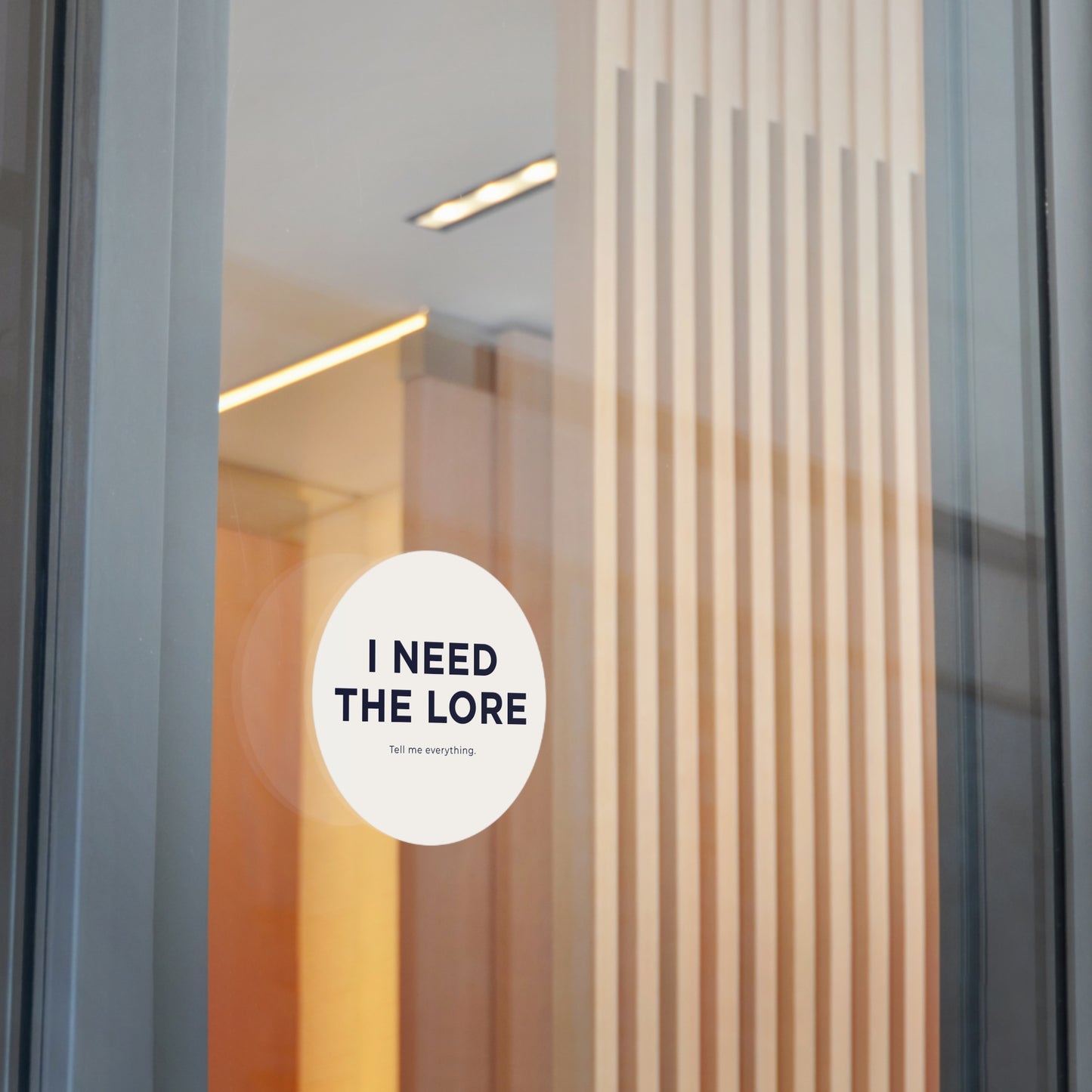 I Need the Lore Sticker | Tell Me Everything Vinyl Decal | Funny Gossip Sticker | Waterproof Laptop, Tumbler & Water Bottle Sticker