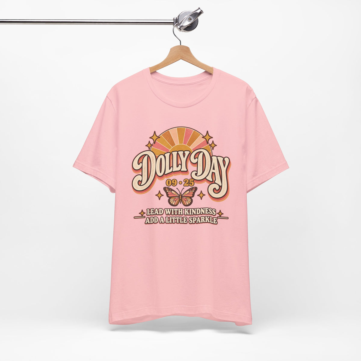 Dolly Day 09•25 Tee – Lead With Kindness, Add a Little Sparkle