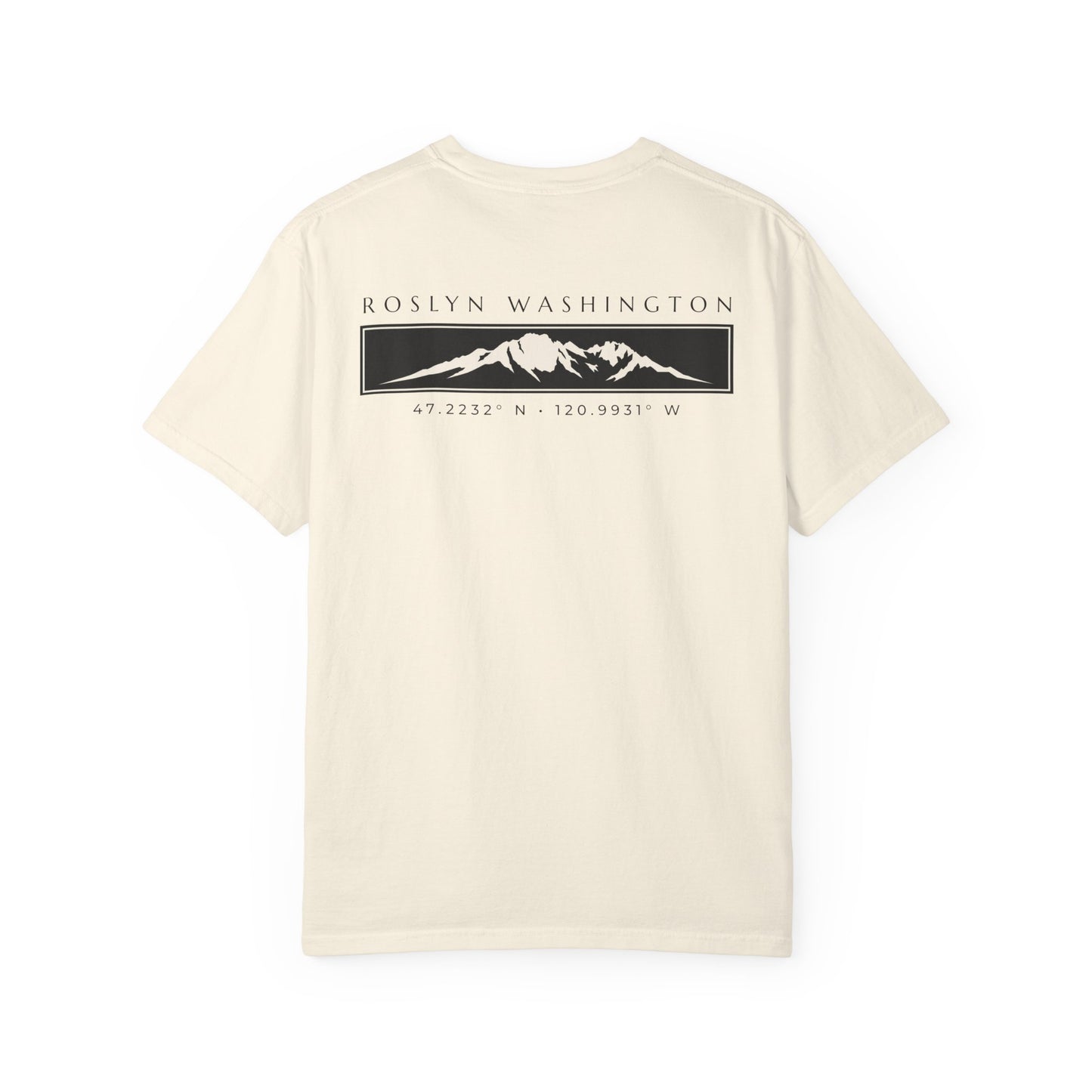 Roslyn Washington Mountain T-Shirt | PNW Graphic Tee | Washington Hiking Shirt | Cle Elum Gift | Pacific Northwest Tee