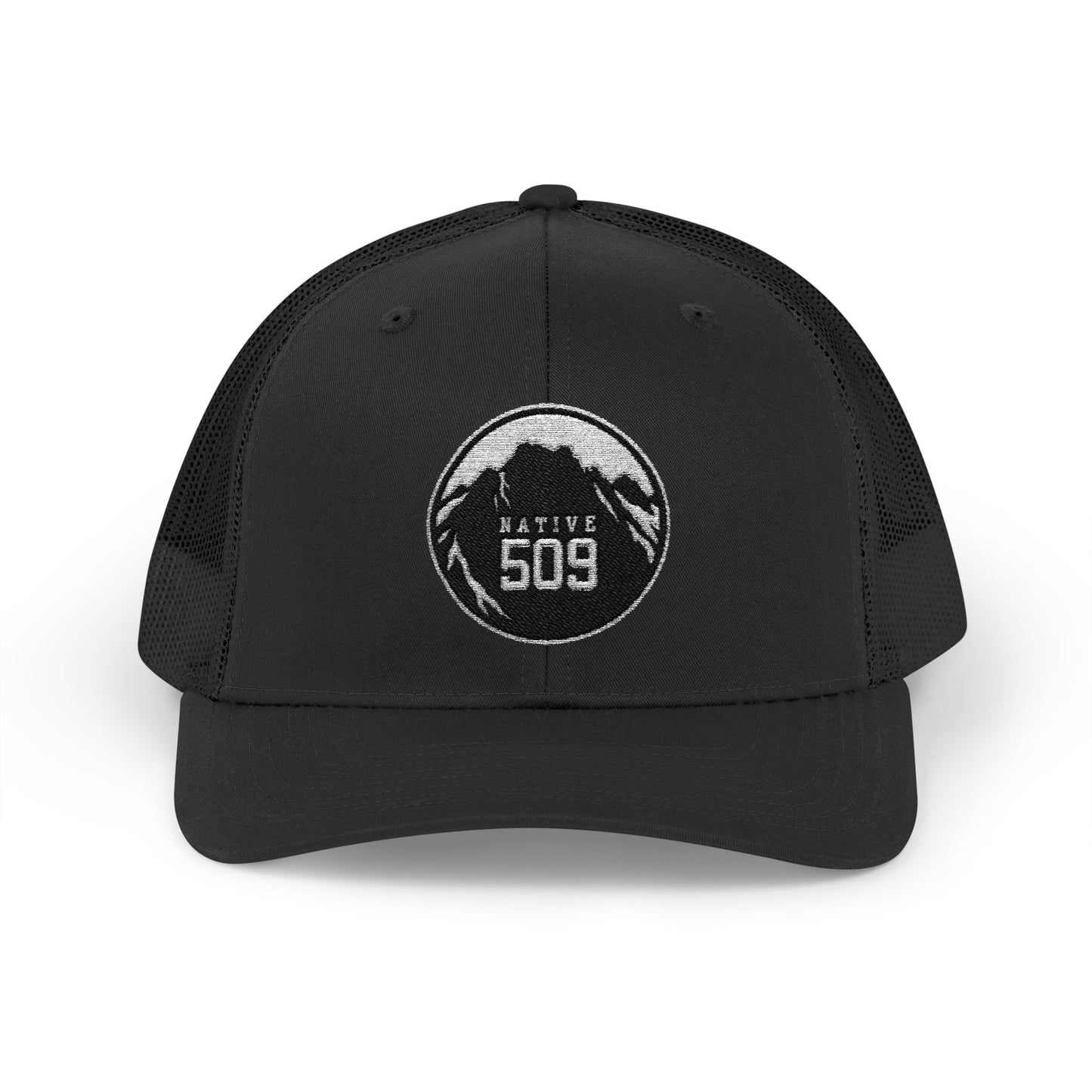 509 Mountains Patch Snapback Trucker Cap | Cascade Range Badge