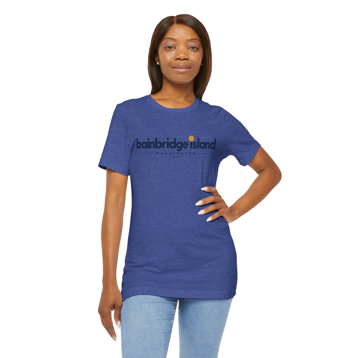 Bainbridge Island Pickleball 1965 Tee – Washington Pickleball Shirt