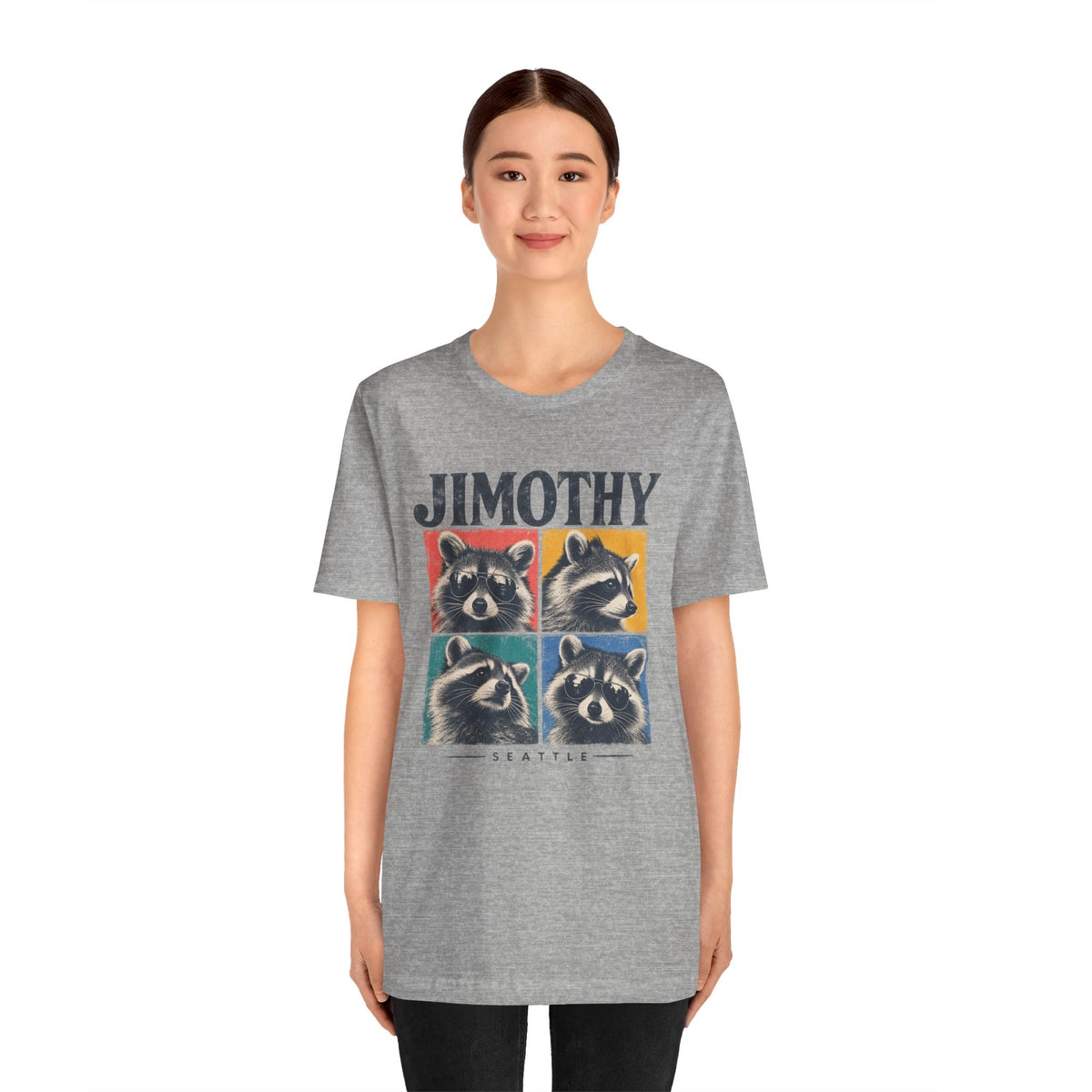 JIMOTHY Seattle Raccoon Graphic Tee