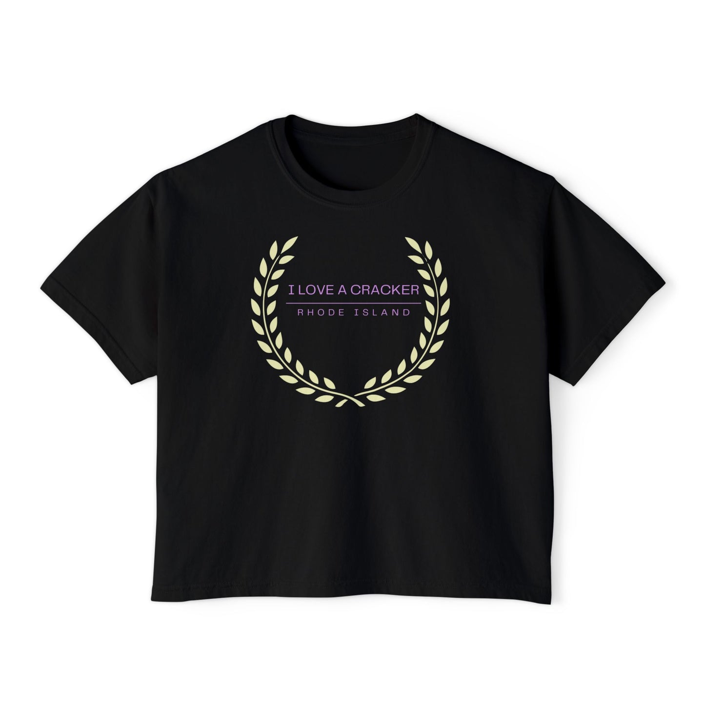 I Love a Cracker Tee | Real Housewives | Reality Rhode Island RHORI | Cropped Tee | Women's Graphic Shirt