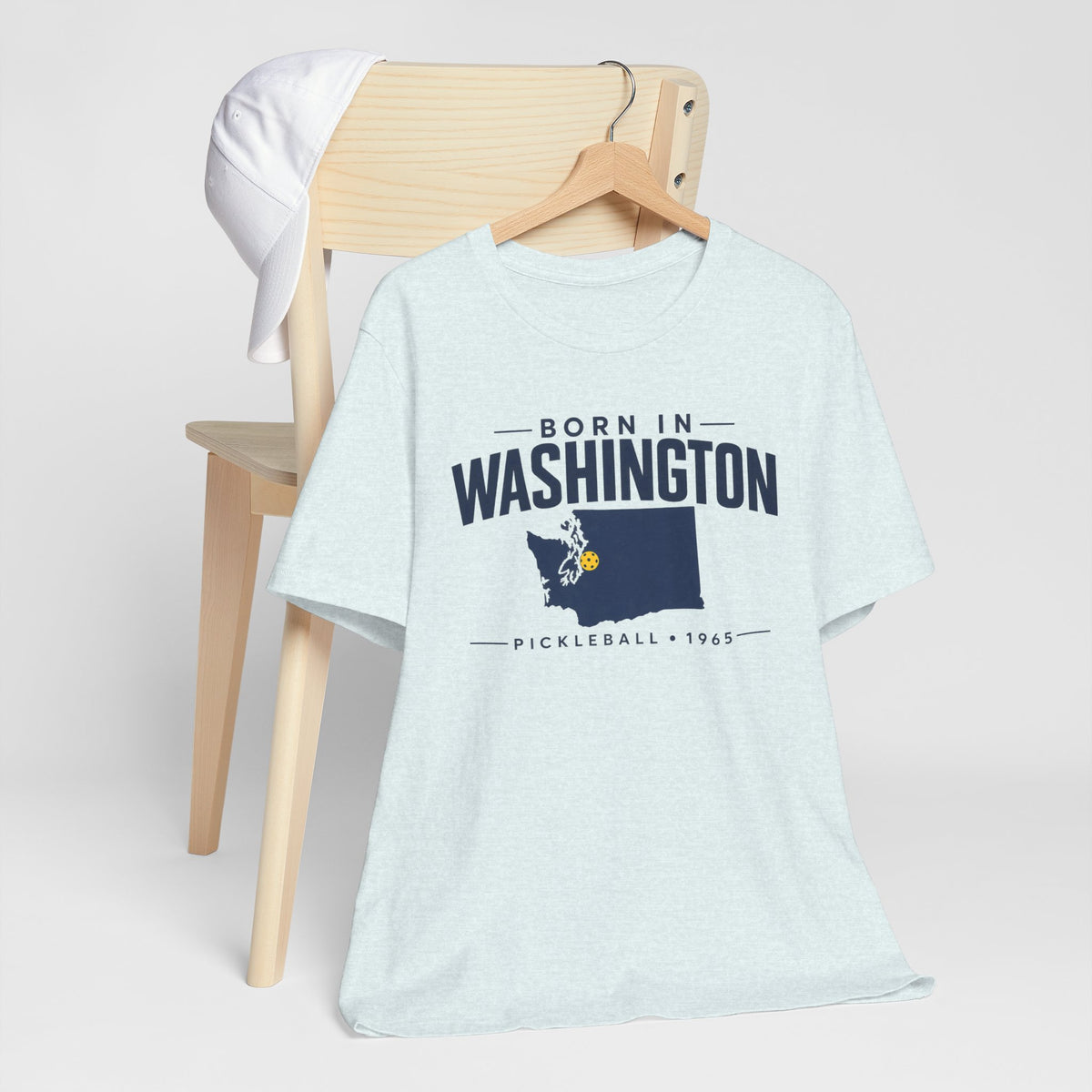 Born in Washington Pickleball 1965 Unisex Tee