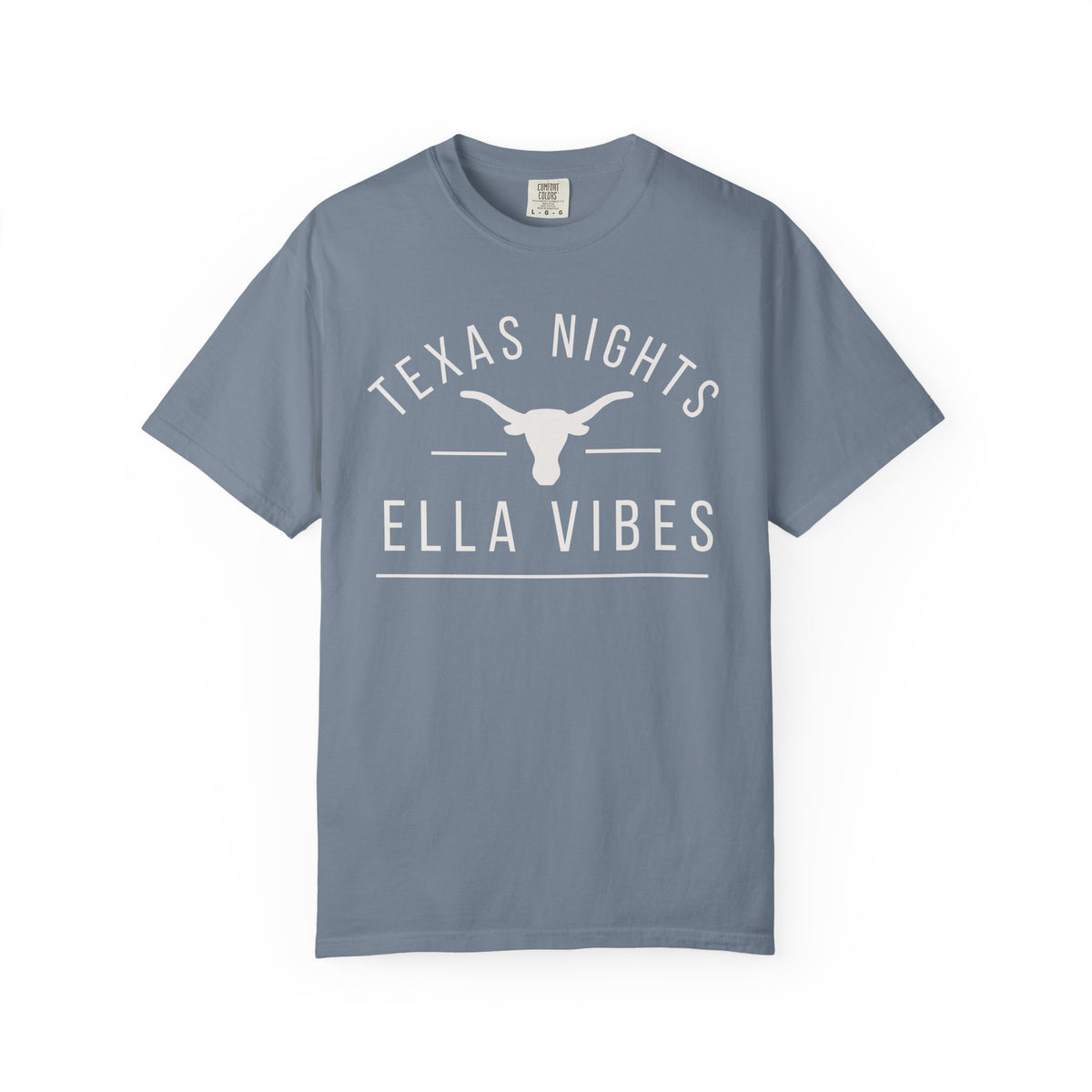 Texas Nights Ella Vibes Shirt Country Music Longhorn Western Graphic Tee