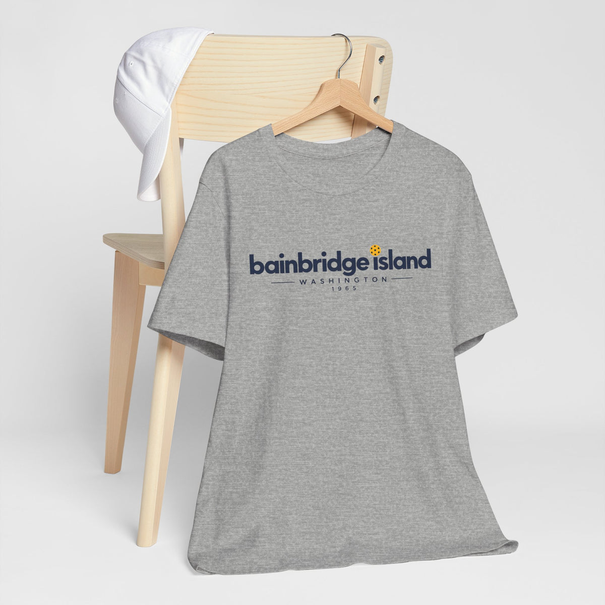 Bainbridge Island Pickleball 1965 Tee – Washington Pickleball Shirt