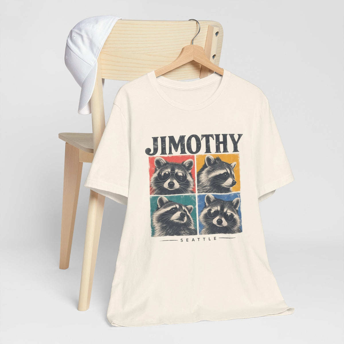 JIMOTHY Seattle Raccoon Graphic Tee
