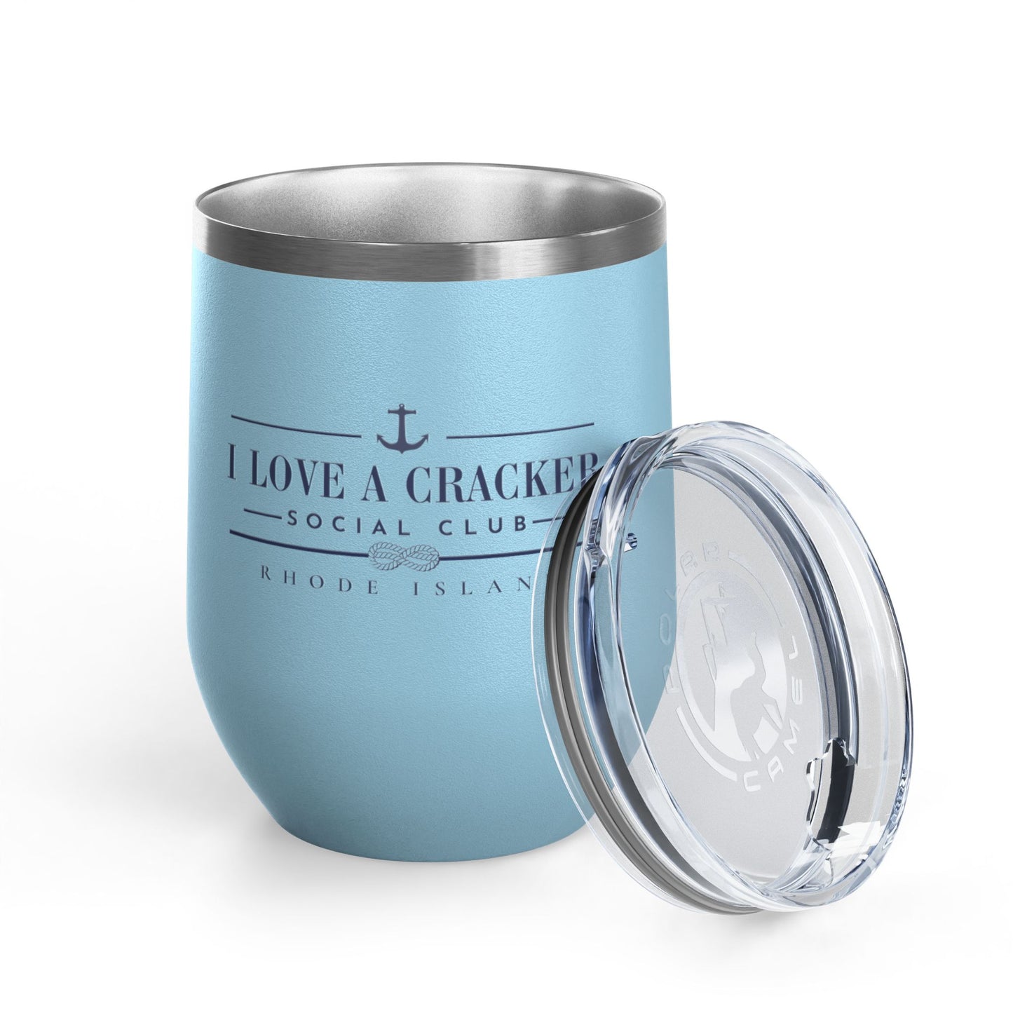 I Love a Cracker Social Club Tumbler, RHORI Inspired Wine Tumbler, Rhode Island Gift, Funny Bravo Cup, 12oz Insulated Cup