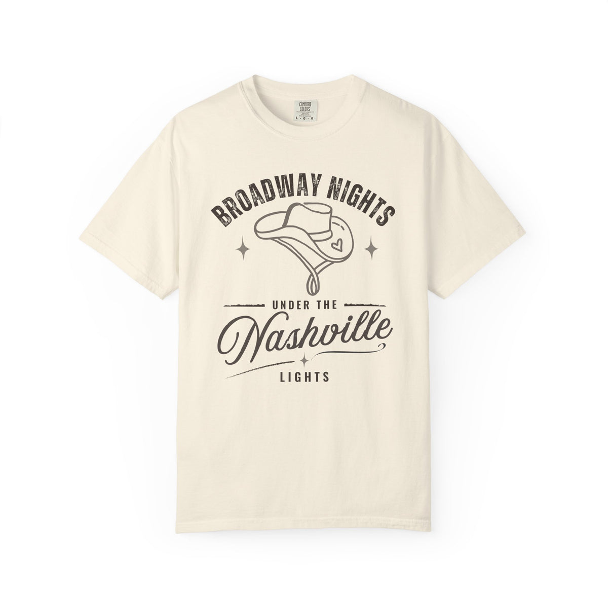 Broadway Nights Under the Nashville Lights Comfort Colors¬Æ T-Shirt