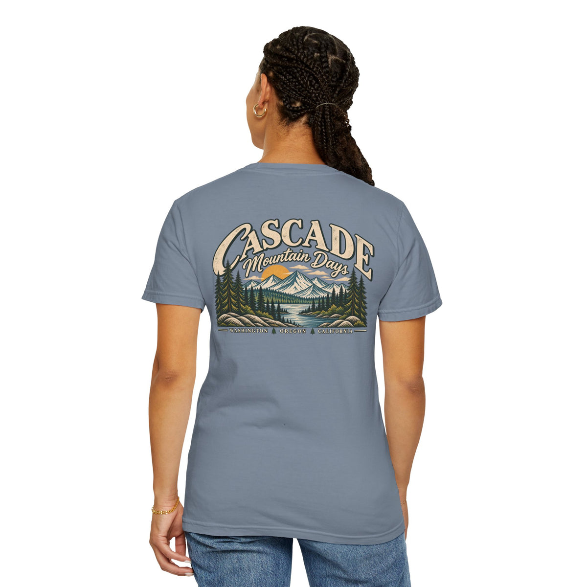 Cascade Mountain Days Tee | Vintage Mountain Graphic T-Shirt