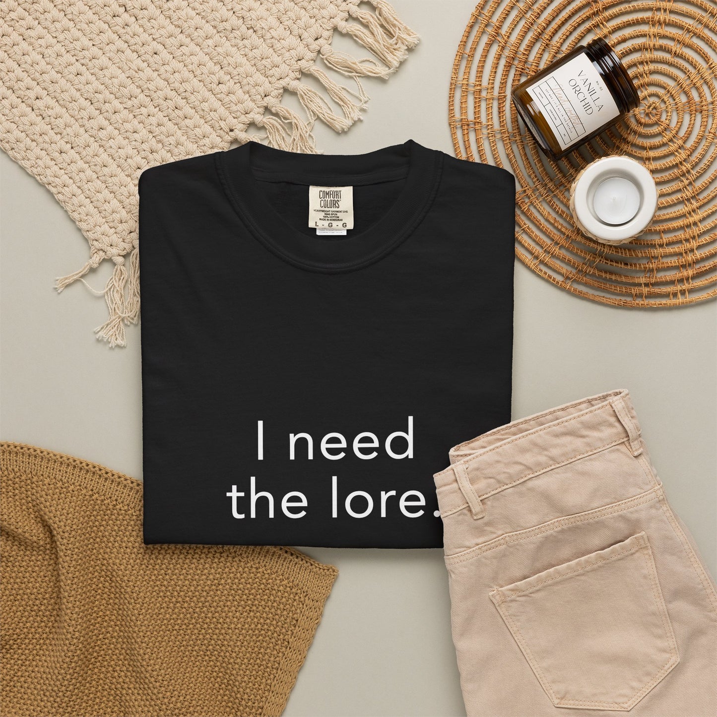 I Need The Lore Shirt, Funny Gossip Tee, Tea Lover Shirt, Internet Slang Shirt, Viral Trend Tee, Gen Z Humor Shirt, Oversized Graphic Tee