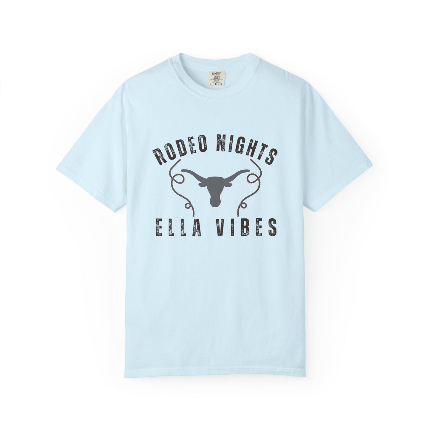Rodeo Nights Ella Vibes Shirt, Western Cowboy Tee, Longhorn Graphic Shirt, Country Concert Tee, Cowboy Rodeo Shirt