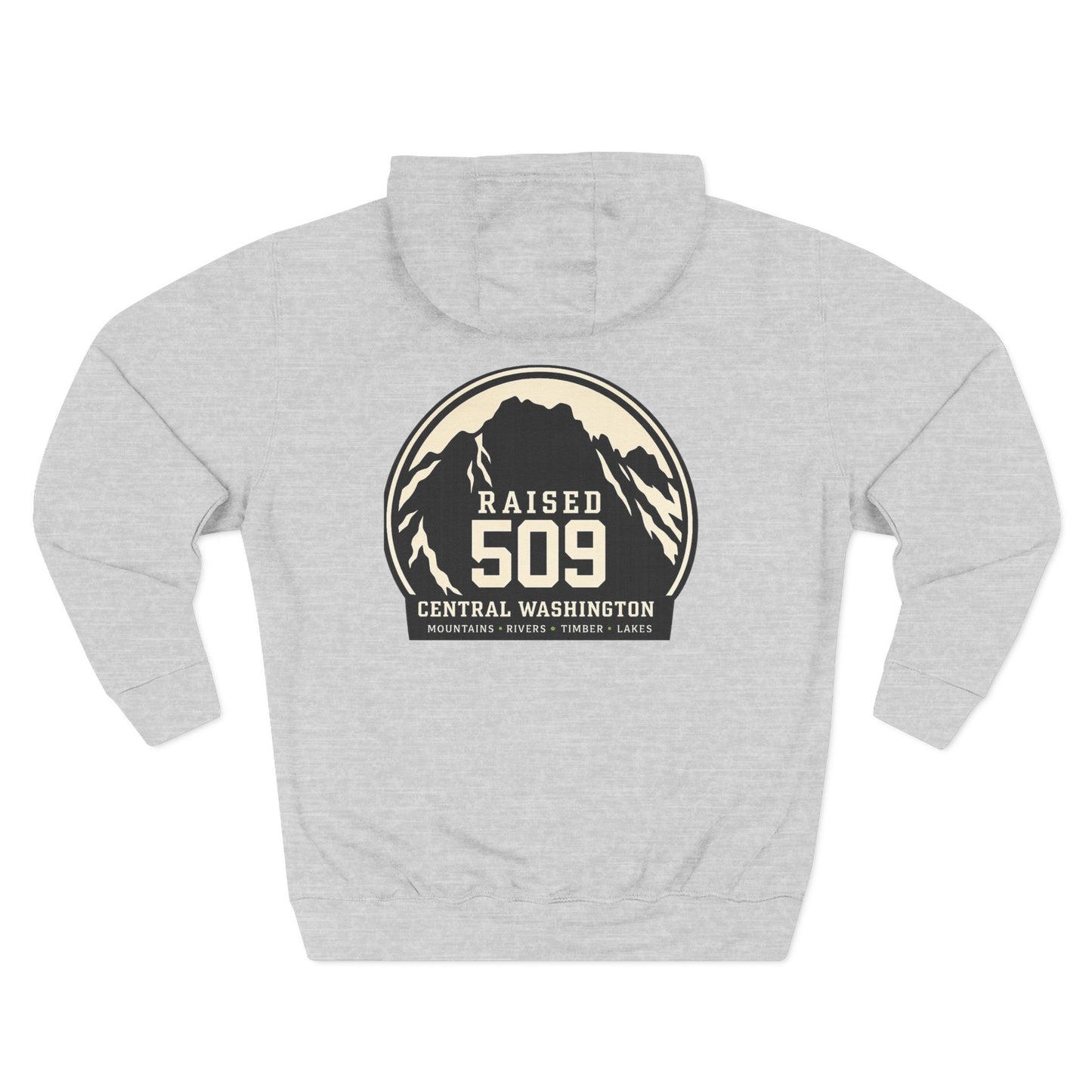Raised 509 Washington Hoodie | Mount Stuart Hoodie | Central Washington | PNW Sweatshirt | Cle Elum | Suncadia | Leavenworth
