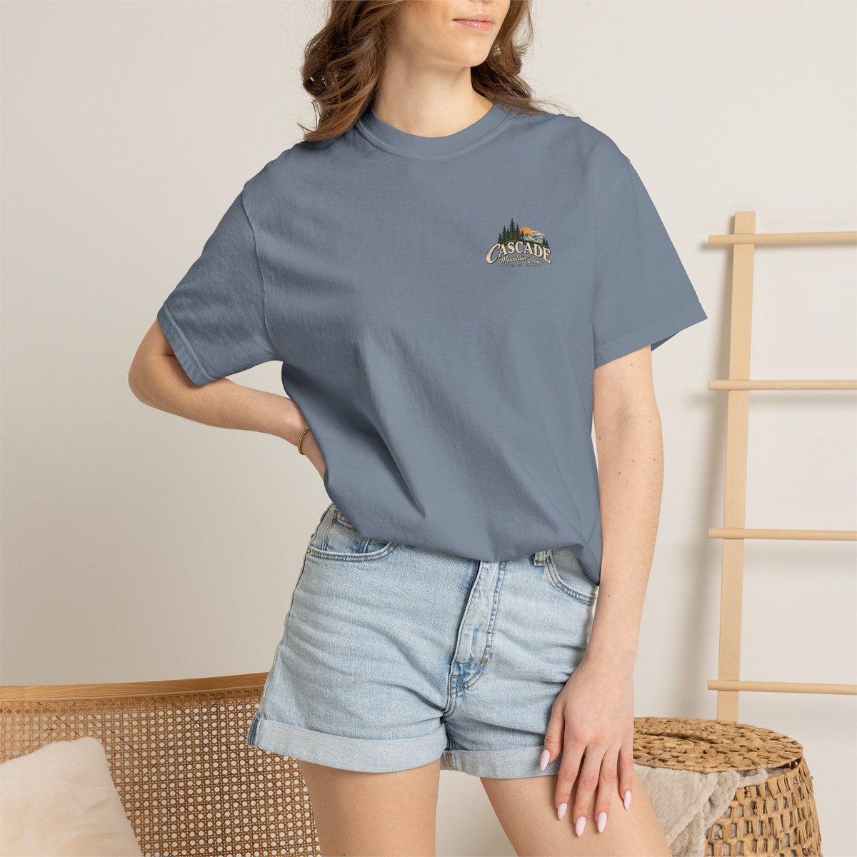 Cascade Mountain Days Tee | Vintage Mountain Graphic T-Shirt