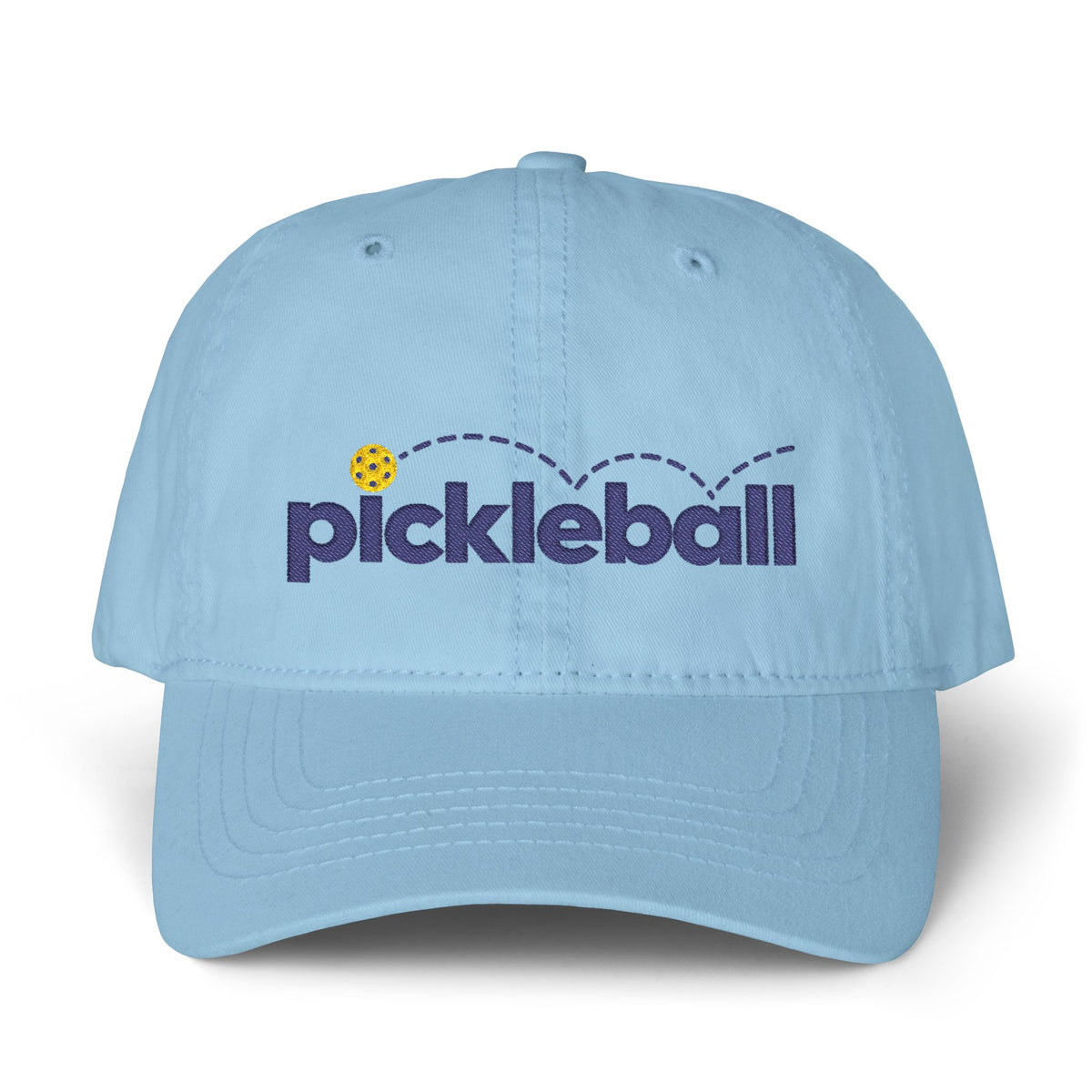 Pickleball Embroidered Pigment-Dyed Cap | Women’s Pickleball Hat
