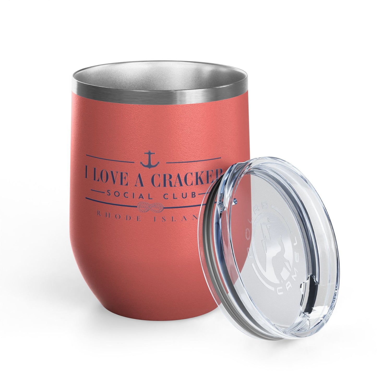 I Love a Cracker Social Club Tumbler, RHORI Inspired Wine Tumbler, Rhode Island Gift, Funny Bravo Cup, 12oz Insulated Cup