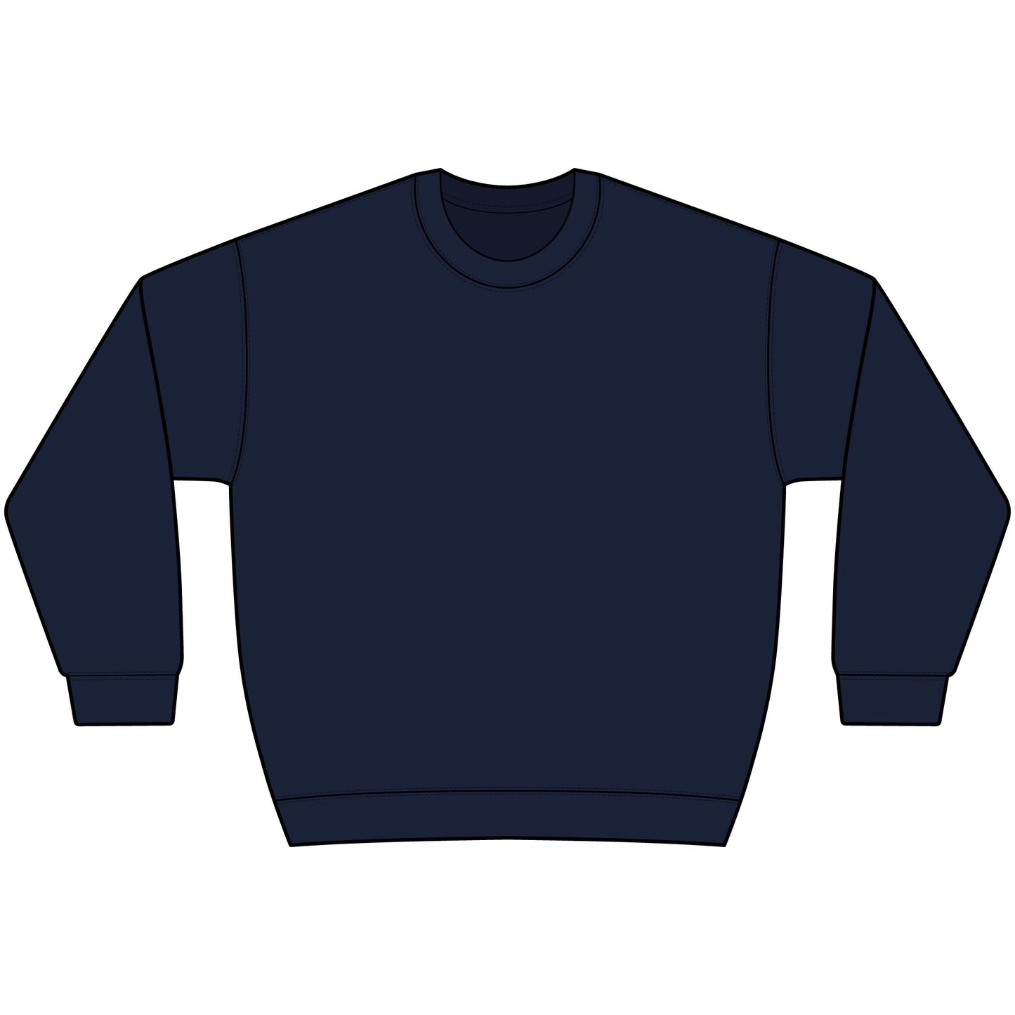 Washington Peaks Sweatshirt | Cascade Range Crewneck | Front and Back Design
