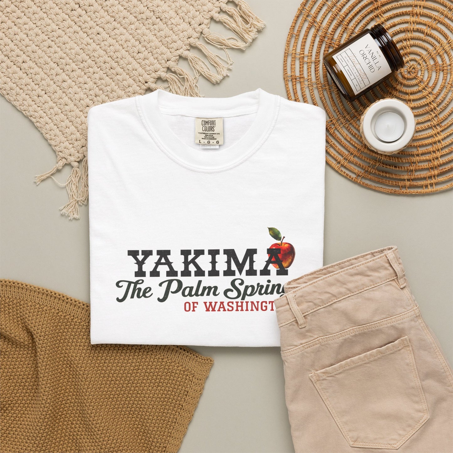 Yakima The Palm Springs of Washington T-Shirt | PNW Tee | Comfort Colors