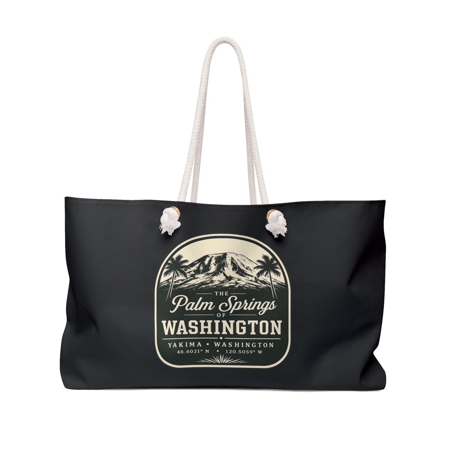 Yakima Washington Tote Bag, Palm Springs of Washington Canvas Beach Bag, 509 Tote, Yakima Gift, Washington State Tote