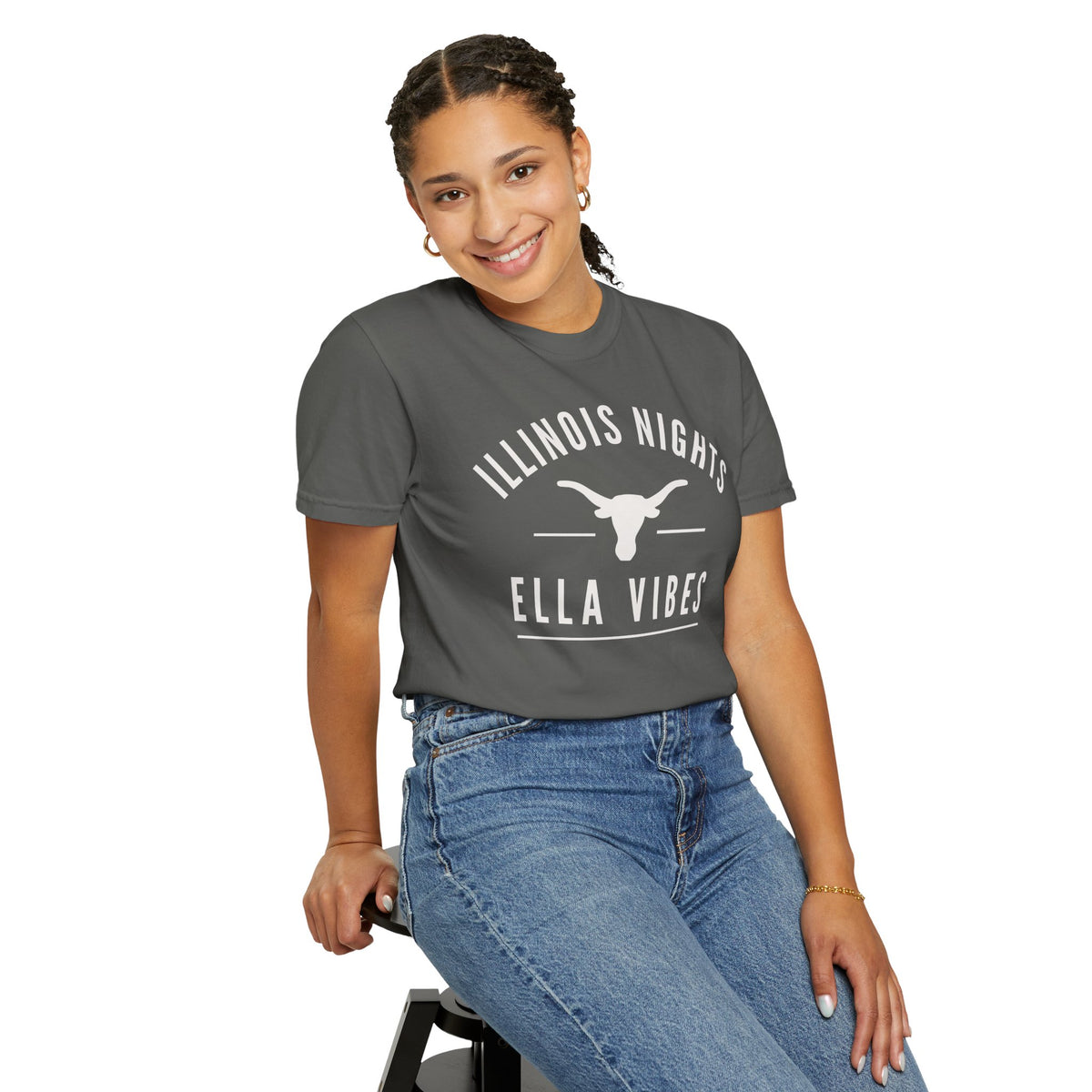 Illinois Nights Ella Vibes Shirt Country Concert Western Cowgirl Cowboy Unisex Graphic Tee State Fair Concerts