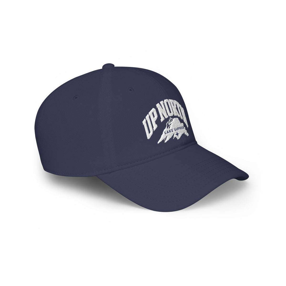 Up North Lake Superior Embroidered Low-Profile Trucker Hat