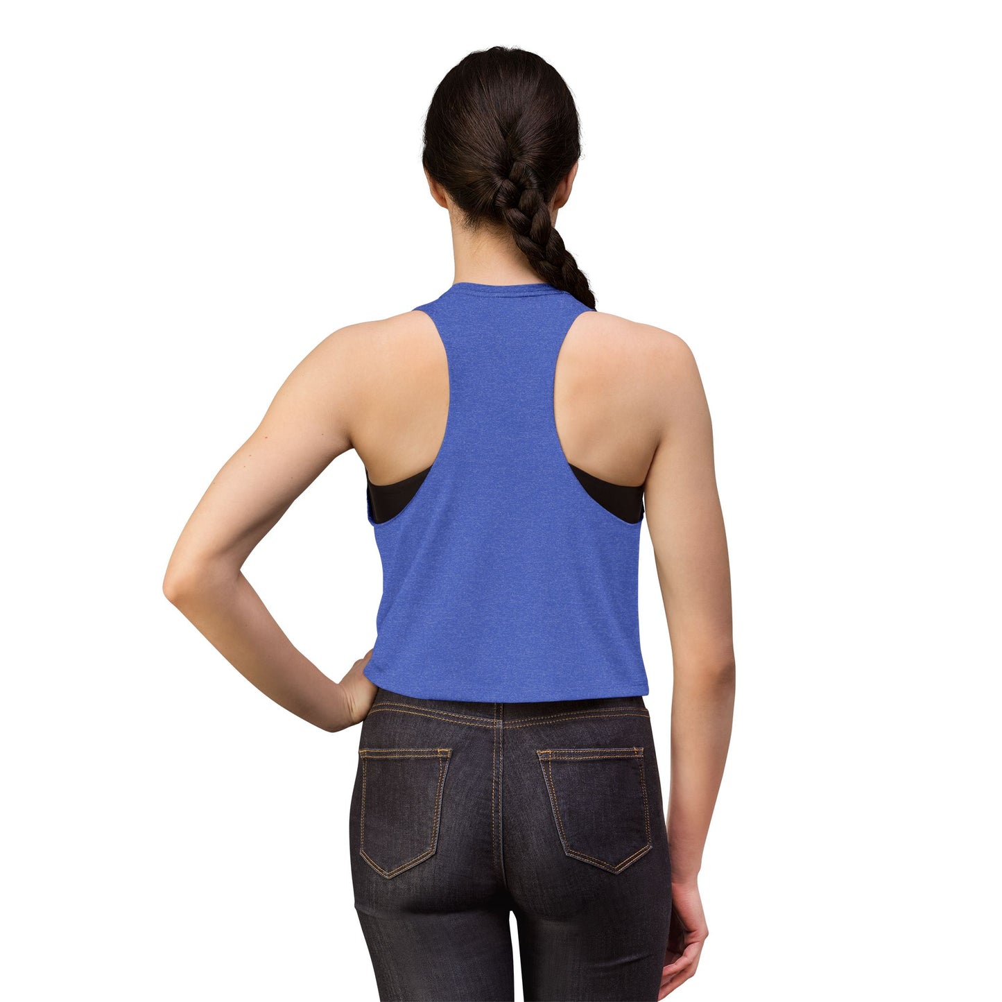 Rodeo Nights Ella Vibes Cowgirl Graphic Crop Top | Western Horse Rider Design