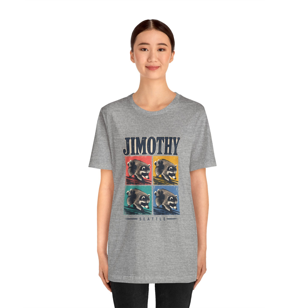 JIMOTHY Seattle Raccoon Graphic Tee