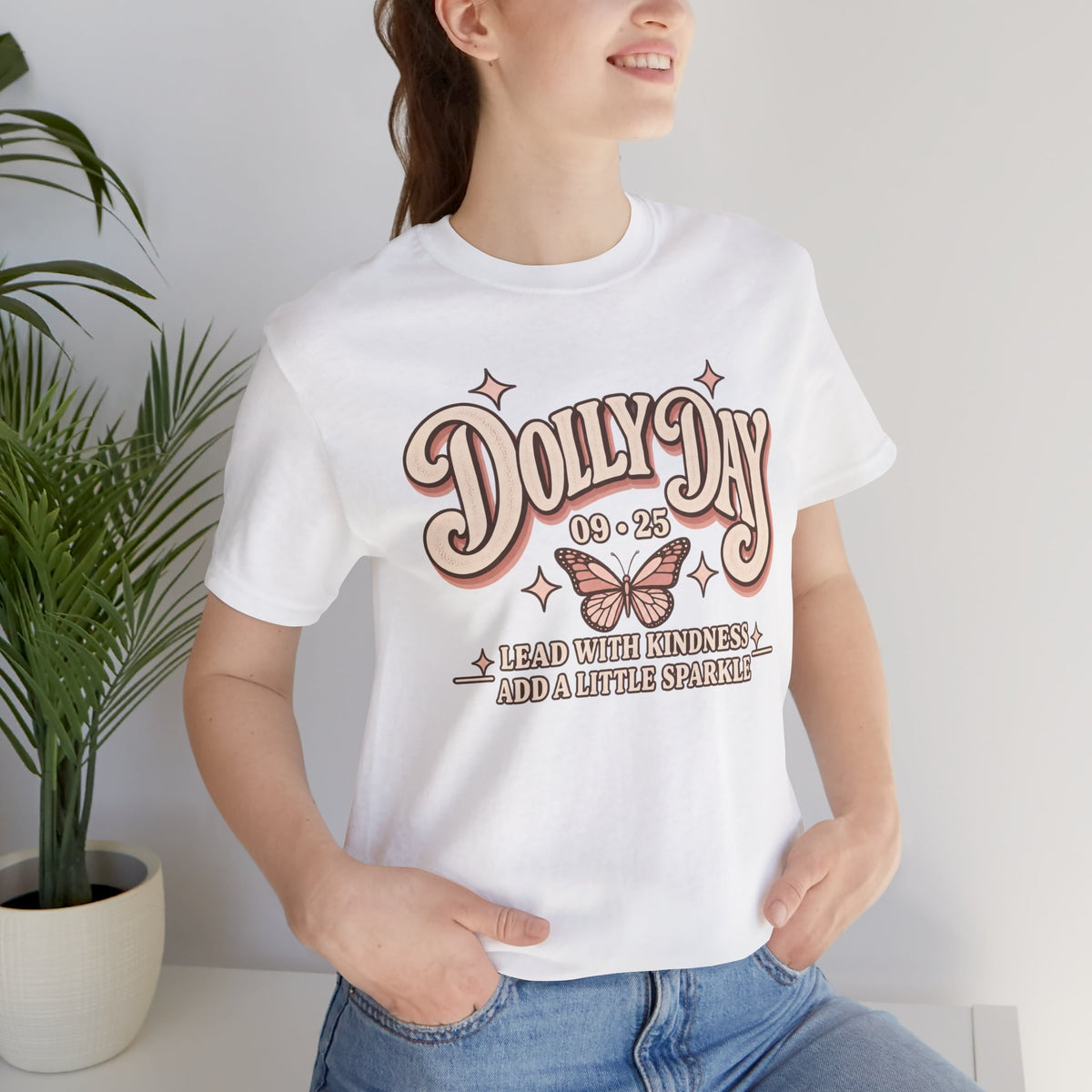 Dolly Day 9•25 Tee | Lead With Kindness & Add a Little Sparkle