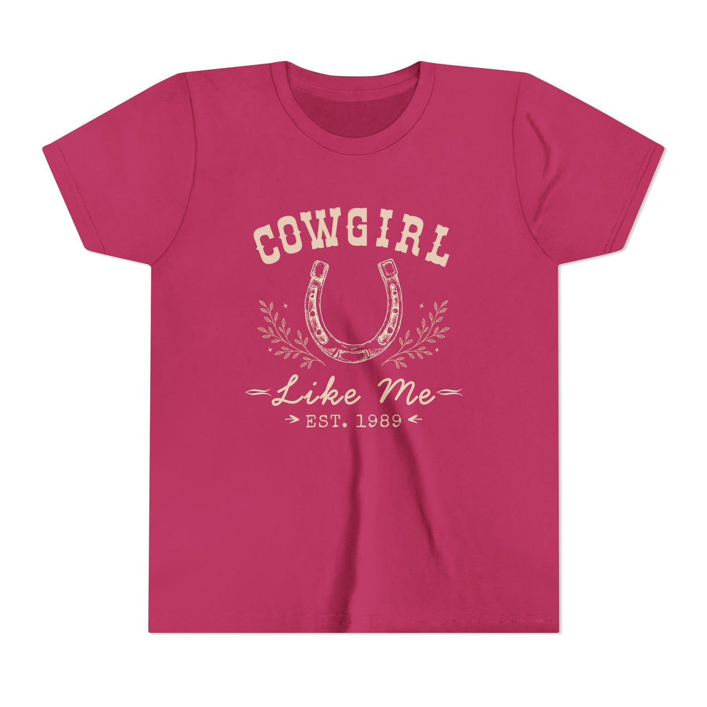 Cowgirl Like Me Girls Shirt | Western Kids Tee | Rodeo Girl Outfit | Horse Lover Gift