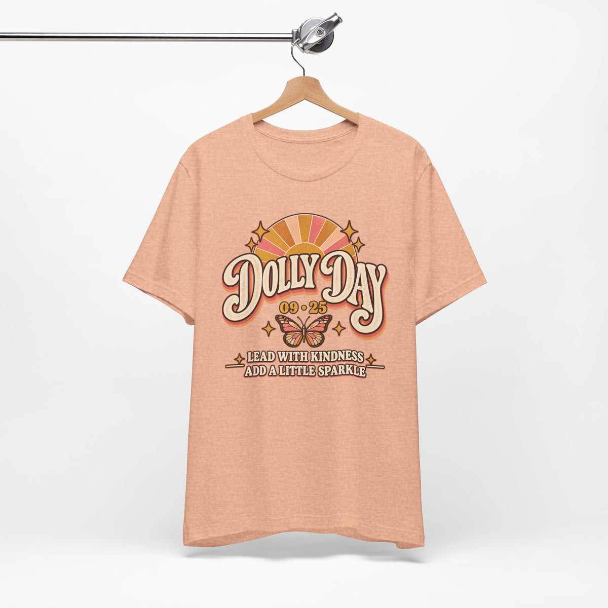 Dolly Day 09•25 Tee – Lead With Kindness, Add a Little Sparkle